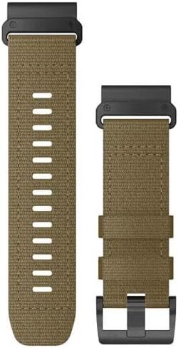 Garmin QuickFit 26mm Replacement Watch Band, Coyote Tan Nylon Band in Saudi Arabia
