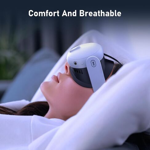 Facial Interface Compatible with Meta Quest 3 Accessories,Face Cushion Cover with Anti-Leakage Nose Pad,Breathable Ice Silk Cotton in Kuwait