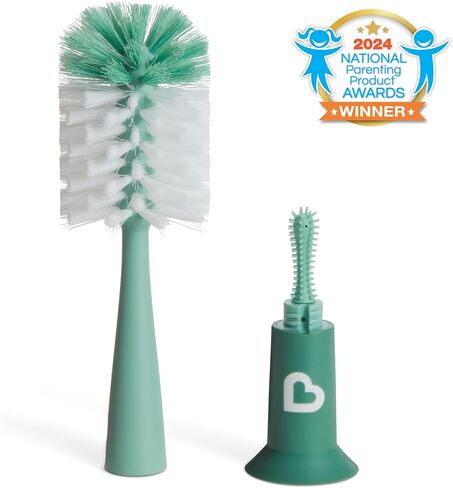 فرشاة الزجاجة Munchkin® Bristle™، تصميم حديث، لون رمادي in Saudi Arabia