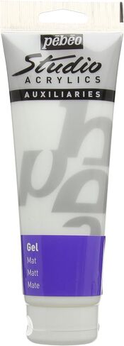 Pebeo Studio Acrylics Auxiliaries, Gloss Gel, 250 ml, 8.45 Fl Oz (Pack of 1) in Saudi Arabia