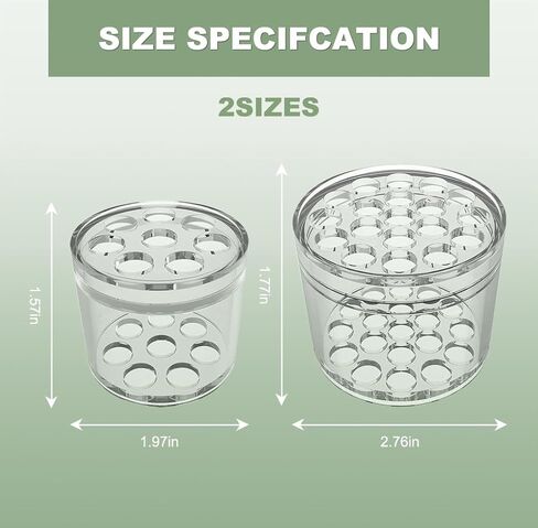 مجموعة حامل جذع ايكيبانا الحلزوني، حلقة حامل جذع زهرة حلزونية قابلة لإعادة الاستخدام، حامل جذع حلزوني لمزهريات الزهور، حامل ترتيب الزهور على شكل باقة زهور DIY (شفاف، صغير + كبير) in Kuwait