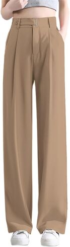 Betusline Women's Wide Leg Pants Business Casual Straight Office Trousers for Women, X-Small-3X-Large in Saudi Arabia