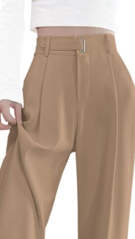 Betusline Women's Wide Leg Pants Business Casual Straight Office Trousers for Women, X-Small-3X-Large in Saudi Arabia
