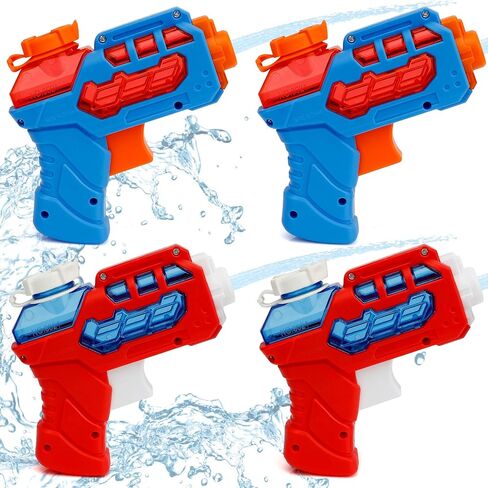 Water Guns, Water Guns for Kids, 2 Pack Squirt Guns Water Blaster, Mini Water Guns Small Water Pistol Toys for Boys Girls, Summer Gifts for Swimming Pool Outdoor Beach Water Fighting Toys in Saudi Arabia