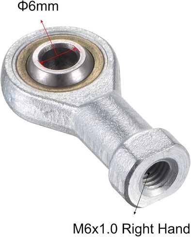 uxcell SI20TK PHSA20 Spherical Rod End Bearing 20mm Bore Self-Lubricated Joint Bearing M20x1.5 Right Hand Female Thread Connector in Saudi Arabia