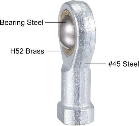 uxcell SI20TK PHSA20 Spherical Rod End Bearing 20mm Bore Self-Lubricated Joint Bearing M20x1.5 Right Hand Female Thread Connector in Saudi Arabia