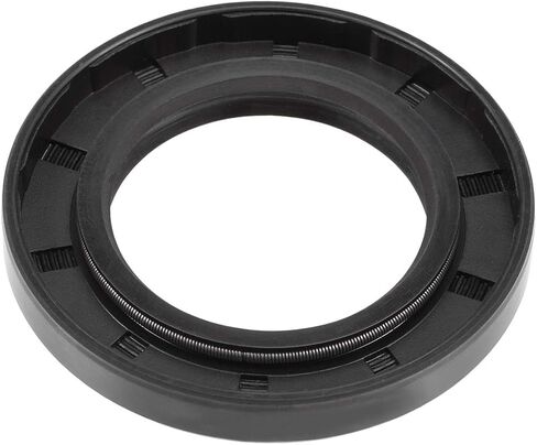 uxcell Oil Seal, TC 40mm x 62mm x 7mm Nitrile Rubber Cover Double Lip with Spring for Bearing Shaft, Black Pack of 1 in Saudi Arabia