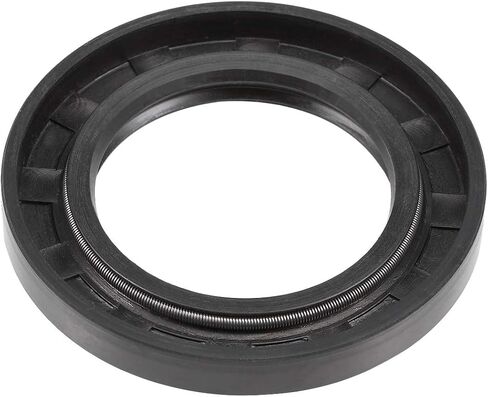 uxcell Oil Seal, TC 40mm x 62mm x 7mm Nitrile Rubber Cover Double Lip with Spring for Bearing Shaft, Black Pack of 1 in Saudi Arabia