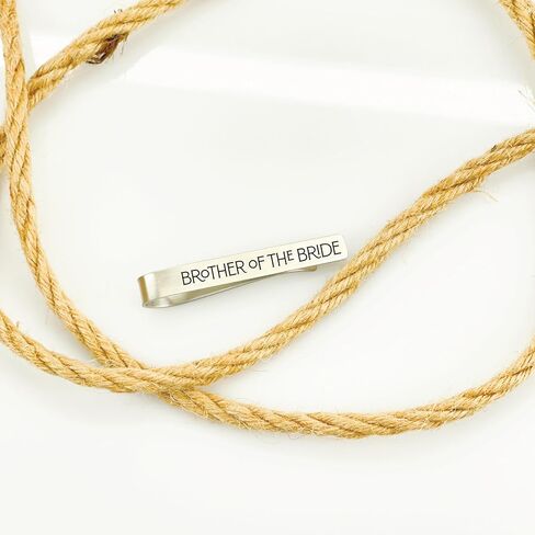 Groomsman Tie Clip Wedding Party Gift Idea For Your Groomsman Family Friend Groomsman Gift Idea Wedding Party Groomsman FBA-WEDDING-TIE-CLIP (|Groomsman|) in Saudi Arabia