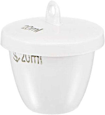 uxcell Porcelain Crucible Cup 20ml with Lid for Foundry Melting Casting Refining in Saudi Arabia