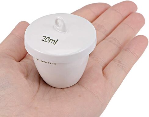uxcell Porcelain Crucible Cup 20ml with Lid for Foundry Melting Casting Refining in Saudi Arabia