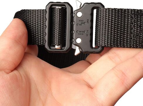 Tactical Collar for Medium, Large and Extra Large Dogs, Adjustable, Very Resistant, Made of Nylon Quick-Release Metal Buckle, Tactical K9 for Dog, Two Colors from U Things. (Black, Medium) in Saudi Arabia