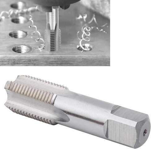 G1/2-14 Pipe Thread Tap, Good Performance Cutting Tools High Hardness High Speed Steel Tap for Stainless Steel in Saudi Arabia