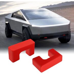 Tow Hook Covers Fit for Tesla Cybertruck Accessories 2024 2025, Hitch Cover Front Customized Car Tow Hooks Compatible with Tesla Cybertruck Accessories 2PCS (Red) in Saudi Arabia