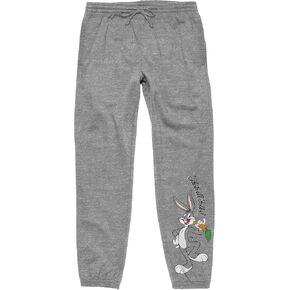 Looney Tunes Classic Bugs Bunny Adult Unisex Heather Grey Graphic Sweatpants in Kuwait