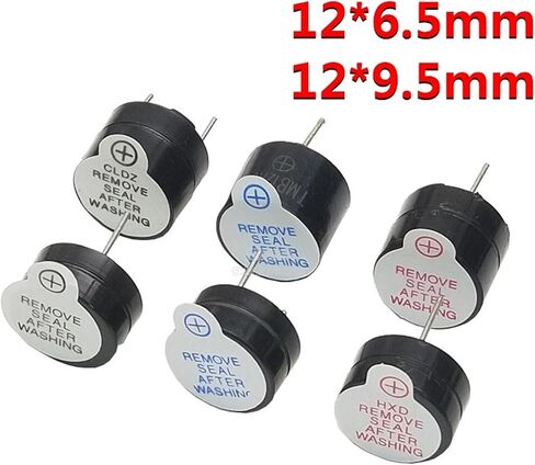 10pcs/lot 12065 12 * 6.5mm 12095 12 * 9.5mm active buzzer 3V/5V/12V Buzzer Magnetic Beep Beep Beep Beep (12095 5V) in Saudi Arabia