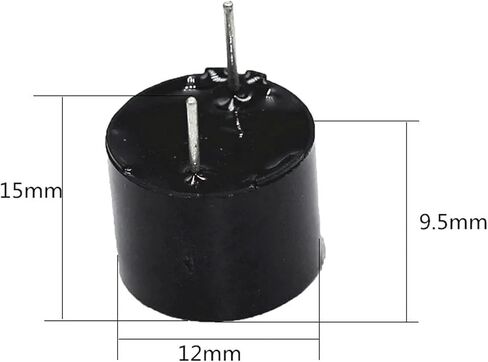 10pcs/lot 12065 12 * 6.5mm 12095 12 * 9.5mm active buzzer 3V/5V/12V Buzzer Magnetic Beep Beep Beep Beep (12095 5V) in Saudi Arabia