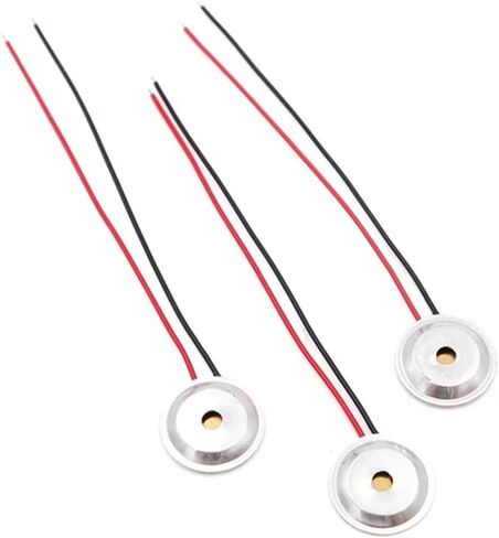 10PCS/lot 12MM 15MM 20MM 27MM 35MM Brass Buzzer Sheet with Aluminum Shell Sound Cavity Welding Wire Piezoelectric Ceramic Sheet(10PCS 15MM) in Saudi Arabia