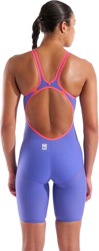 Arena Powerskin Carbon Air2 Kneeskin Open Women Women Women Swimsuit Eclipse Glare Full Body Leg Leach One Piece Athletic Tech Suit ، Future Dusk/Coral ، US Size 34 in Saudi Arabia