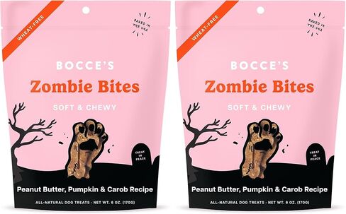Bocce's Bakery All-Natural Witches Brew Dog Treats, Wheat-Free, Limited Ingredient Soft & Chewy Dog Treats, Inspired by Halloween, 6 oz in Kuwait
