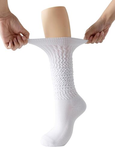 Slouch Socks Women Women High Boot Socks Soft Scrunch 3 Pain Pack in Kuwait