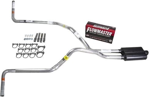 Truck Exhaust Kits - DIY dual exhaust system 2.5 pipe Flowmaster Super 44 Side Exit in Saudi Arabia