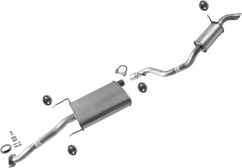 Muffler Resonator Tail Pipe Exhaust System forLexus RX350 10 11 2012 2013 2014 in Saudi Arabia
