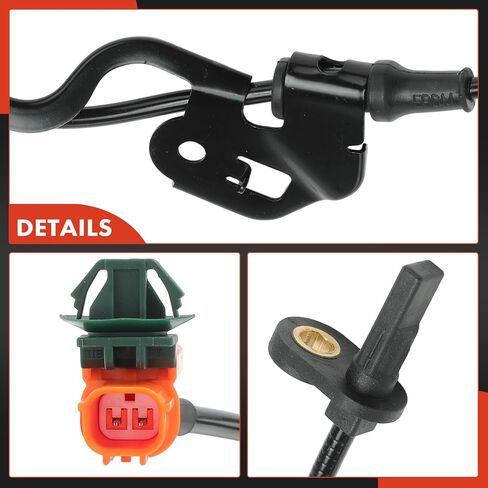 A-Premium Rear Left ABS Wheel Speed Sensor Compatible with Honda Ridgeline 2006-2014, 3.5L, Driver Side in Saudi Arabia