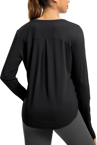 TOOTHFEEL Long Sleeve Prockution Tops for Women Rightweight Rundic Gym Rym Terts Upf 50+ Quick Dry Tops in Saudi Arabia