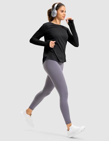 TOOTHFEEL Long Sleeve Prockution Tops for Women Rightweight Rundic Gym Rym Terts Upf 50+ Quick Dry Tops in Saudi Arabia