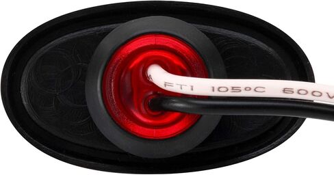 Long Haul 5 Red Mini Oval 2 Diode 2 "× 3/4" .75 "Marker Marker Truck Lights 12V in Kuwait
