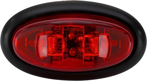 Long Haul 5 Red Mini Oval 2 Diode 2 "× 3/4" .75 "Marker Marker Truck Lights 12V in Kuwait