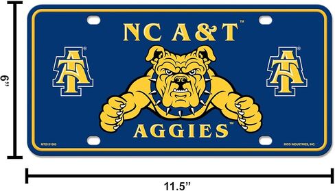 Rico Industries NCAA Nebraska Cornhuskers Metal Auto Tag 8.5" x 11" - Great for Truck/Car/SUV in Saudi Arabia