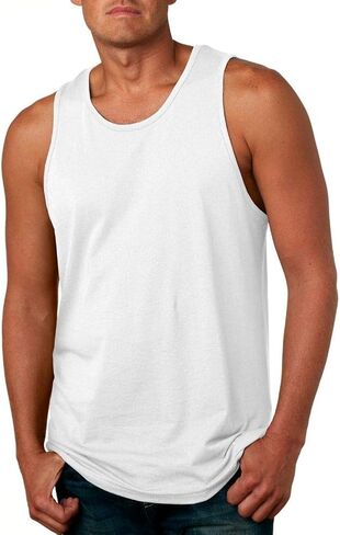 Next Level Mens Jersey Tank Top 3633-Turquoise (3 Pack) in Saudi Arabia