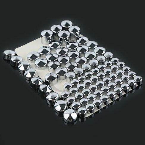 XMT-Moto Chrome ABS Toppers أدوات أدوات الترباس لـ Harley Twin Cam Road King FLH 1994-2006 in Saudi Arabia