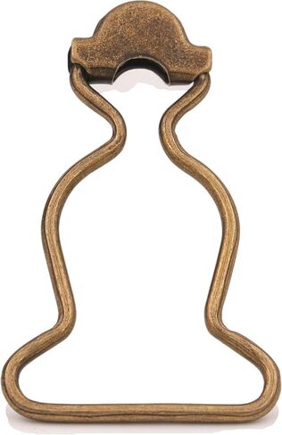 Amanaote 1" Inside Bottom Size Silvery Dungaree Fastener Overall Clip Suspender Buckle Pack of 20 in Saudi Arabia