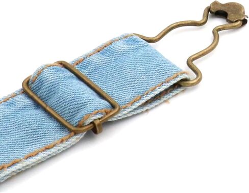 Amanaote 1" Inside Bottom Size Silvery Dungaree Fastener Overall Clip Suspender Buckle Pack of 20 in Saudi Arabia