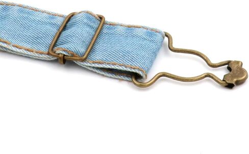 Amanaote 1" Inside Bottom Size Silvery Dungaree Fastener Overall Clip Suspender Buckle Pack of 20 in Saudi Arabia