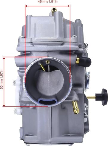 YFM350 Carburetor and Intake Manifold Compatible with Yamaha Warrior 350 YFM350 X 1987-2004 ATV Quad Carb Hand Choke in Saudi Arabia