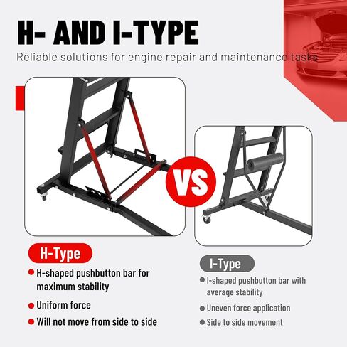 KUAFU 50" to 67" Adjustable Topside Engine Repair Creeper w/Wheels Suit for Engine Compartment Garage Shop Foldable Creeper Vehicle Repair and Maintenance 400LBS Steel+Plastic Powder Coated Black in Saudi Arabia