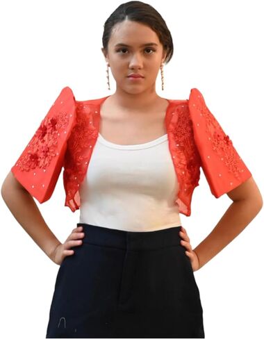 Mestiza Bolero الحديثة ، الفلبينية ، ارتداء فلبيني الرسمي التقليدي in Saudi Arabia