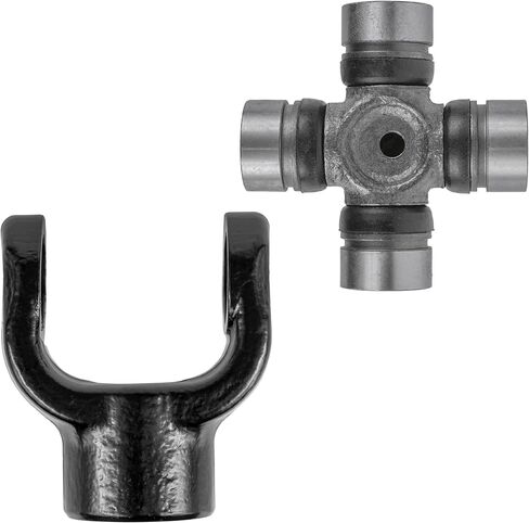 Caltric Front Drive Shaft Rear Yoke & U-Joint Kit Compatible with Yamaha Big Bear 350 YFM350FW 1987-1997 3HN-46107-00-00 2HR-46107-00-00 in Saudi Arabia