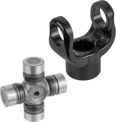 Caltric Front Drive Shaft Rear Yoke & U-Joint Kit Compatible with Yamaha Big Bear 350 YFM350FW 1987-1997 3HN-46107-00-00 2HR-46107-00-00 in Saudi Arabia