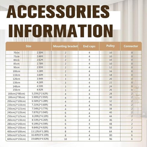 Ceiling Mount Curtain Track System, Quiet Double Slide Rail, Durable Aluminium Alloy Decorative Rod for Curtains (2.3ft-19.7ft, 400cm/4x100cm) in Saudi Arabia