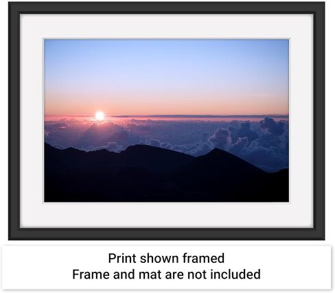 Maui J & M Photography - Haleakala Sunrise - Majestic Volcano National Park Maui Fine Art Wall Print in Saudi Arabia