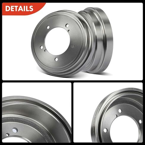 طبول الفرامل الخلفية A-Premium متوافقة مع Suzuki Vitara 1999-2004 ، Grand Vitara 1999-2005 & Chevrolet Tracker 2000-2004 2-PC Set in Kuwait