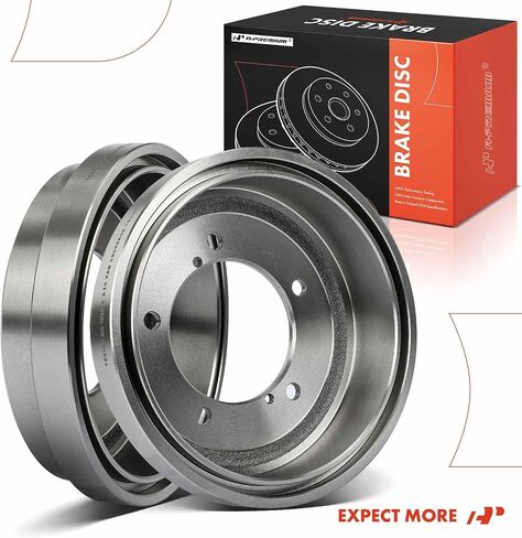 طبول الفرامل الخلفية A-Premium متوافقة مع Suzuki Vitara 1999-2004 ، Grand Vitara 1999-2005 & Chevrolet Tracker 2000-2004 2-PC Set in Kuwait