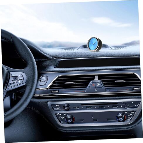 Zerodeko Luminous Car Interior Thermometer Clock with Light Quartz Electronic Dashboard Temperature Monitor for Vehicle Cabin Accurate Timekeeping for Safe Driving in Saudi Arabia