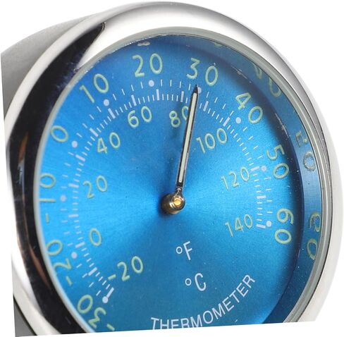 Mobestech Blue Luminous Car Dashboard Clock Herovale Clock Mini Mini Clock Electronic Quartz مع مراقبة درجة حرارة عالية الدقة للديكور الداخلي للسيارة in Kuwait