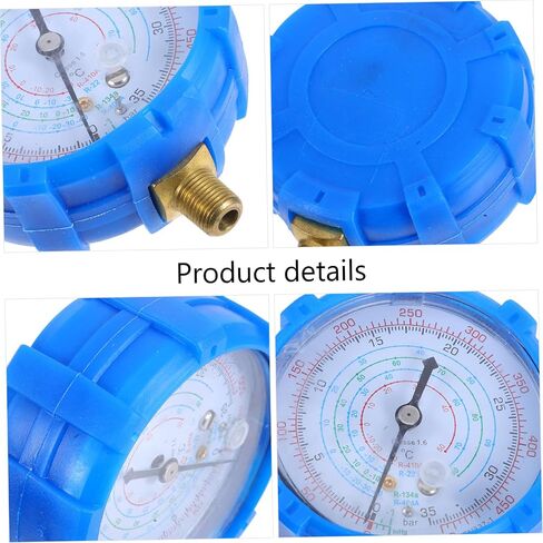 CIIEEO Automotive Mifold Gauge قم بتعيين أداة تكييف عالية مع خراطيم للتشخيص السريع وصيانة وإصلاح السيارات متعددة الاستخدامات in Kuwait
